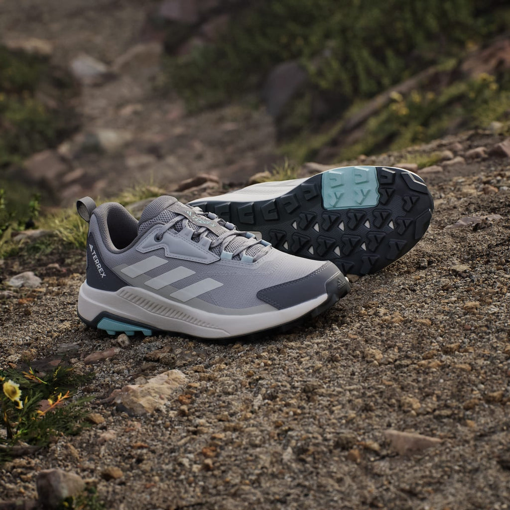 Adidas Women's Terrex Anylander Hiking Shoes - Grey Two / Chalk White / Beige - Image 8