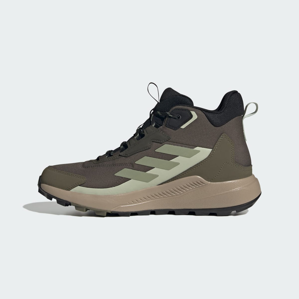 Adidas Men's Terrex Anylander Mid Rain.Rdy Hiking Shoes - Shadow Olive / Tent Green / Halo Green - Image 6