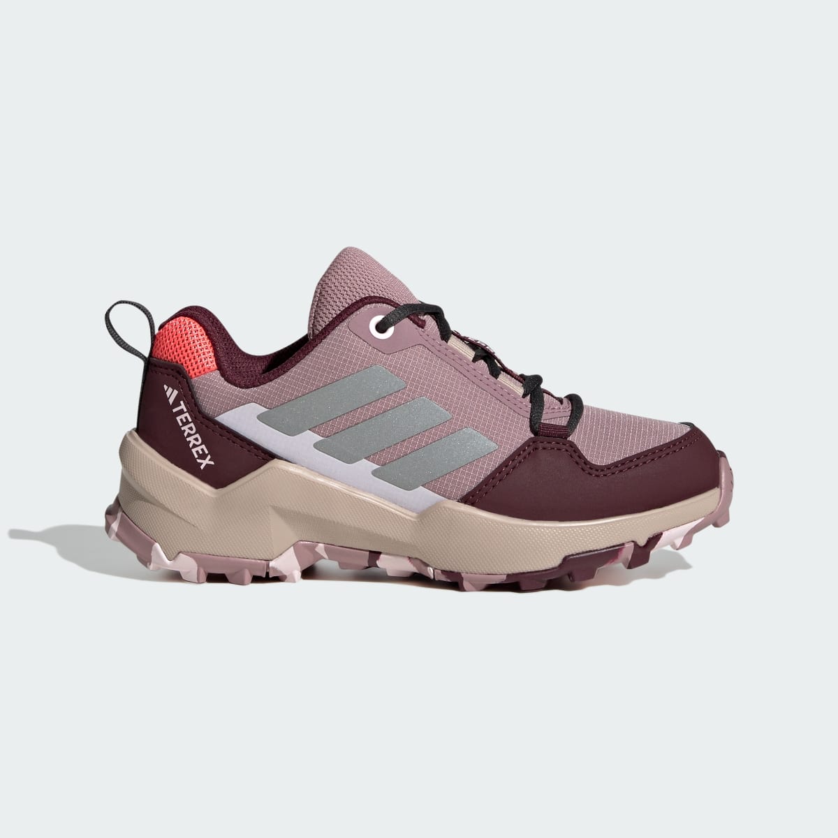 Adidas Kids' Terrex Ax4r Hiking Shoes - Magic Mauve / Reflective Silver / Maroon - Image 1