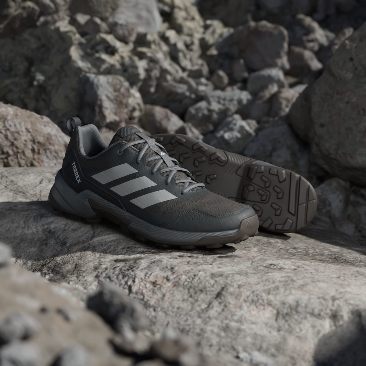 Adidas Men's Terrex Eastrail 3 Shoes - Shadow Olive / Grey Two / Carbon - Image 8