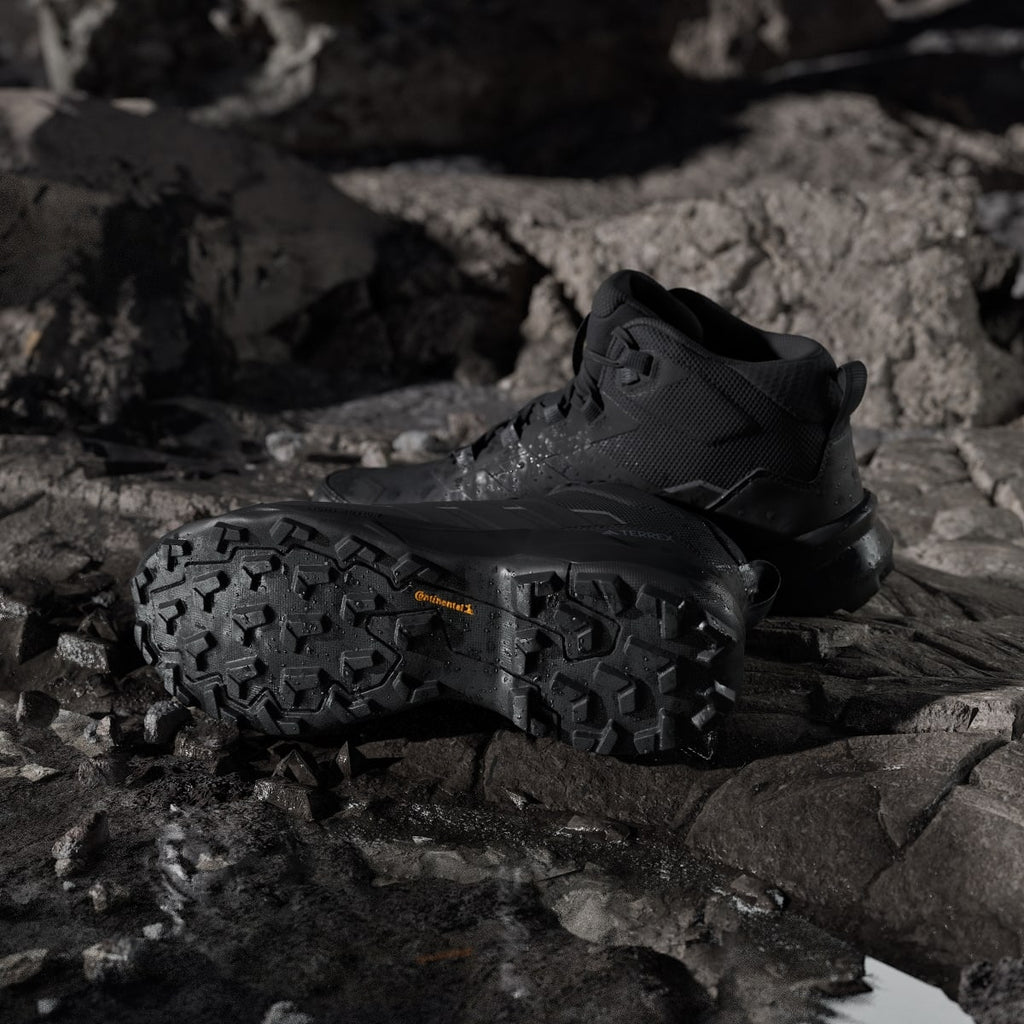 Adidas Men's Terrex Skychaser AX5 Mid GORE-TEX Hiking Shoes - Core Black / Core Black / Carbon - Image 4