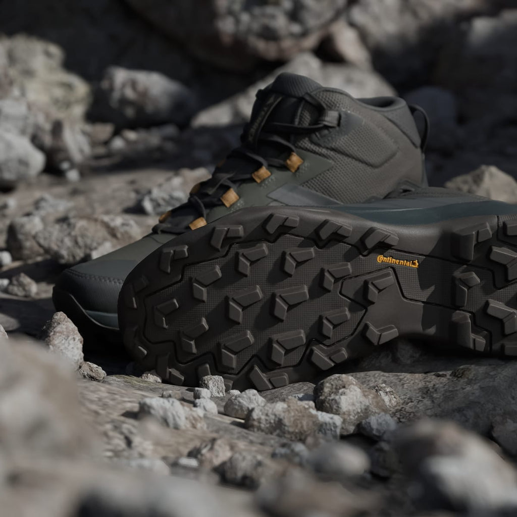Adidas Men's Terrex Skychaser AX5 Mid GORE-TEX Hiking Shoes - Shadow Olive / Carbon / Bronze Strata - Image 11
