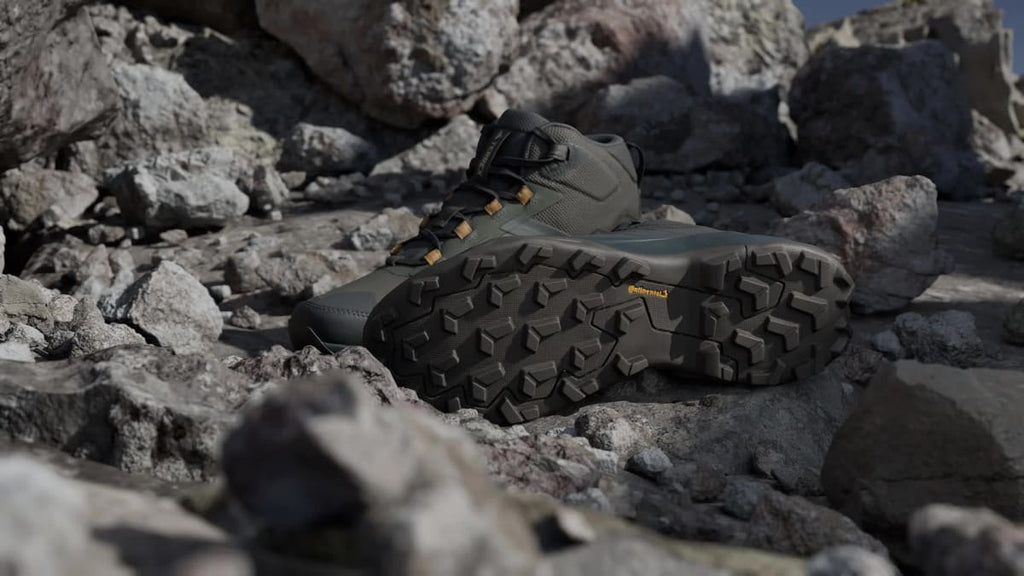 Adidas Men's Terrex Skychaser AX5 Mid GORE-TEX Hiking Shoes - Shadow Olive / Carbon / Bronze Strata - Image 2