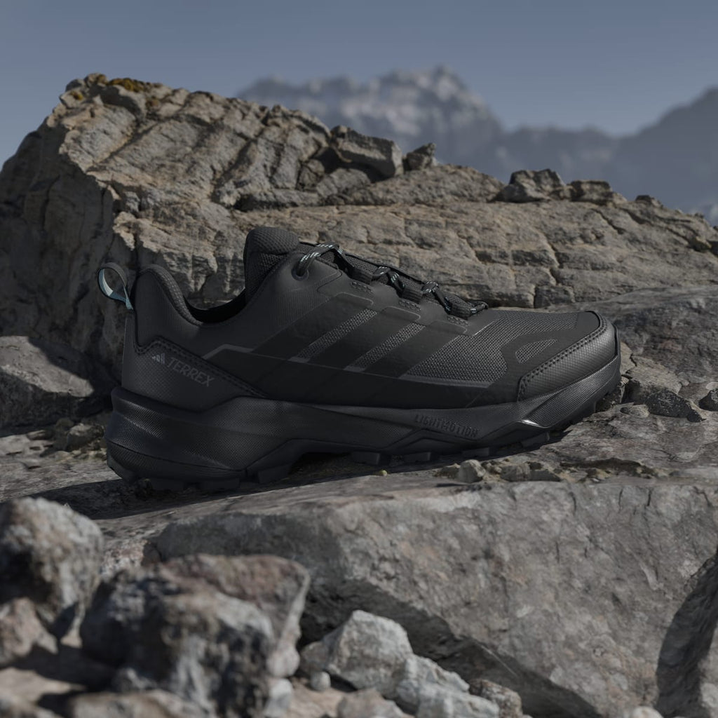 Adidas Women's Terrex Skychaser Ax5 Hiking Shoes - Core Black / Core Black / Semi Flash Aqua - Image 3