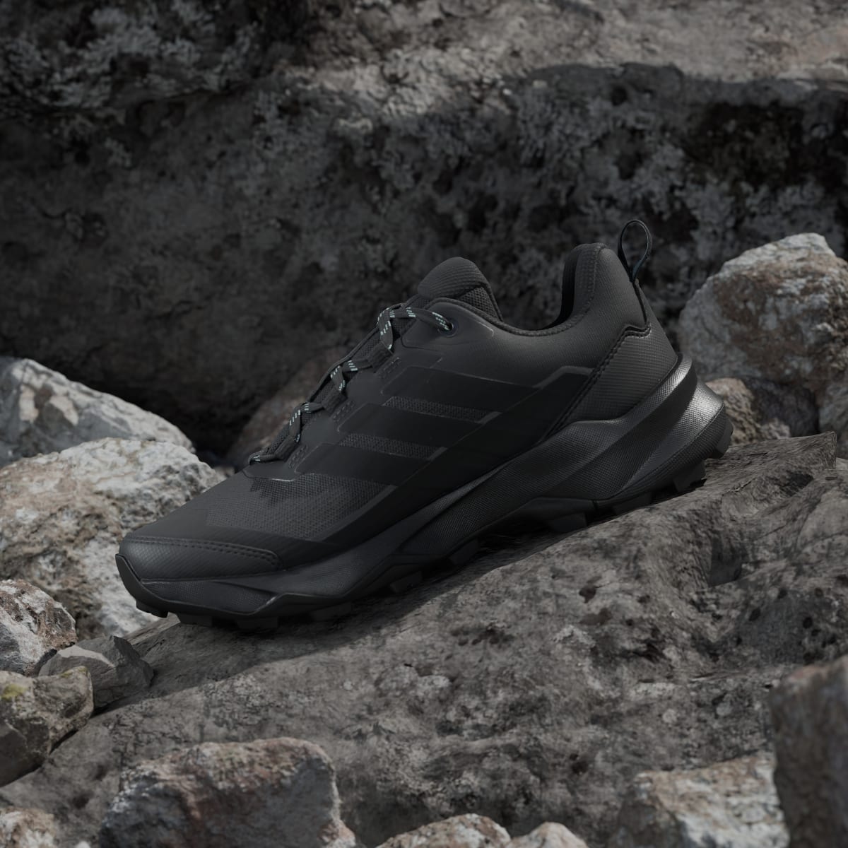 Adidas Women's Terrex Skychaser Ax5 Hiking Shoes - Core Black / Core Black / Semi Flash Aqua - Image 7