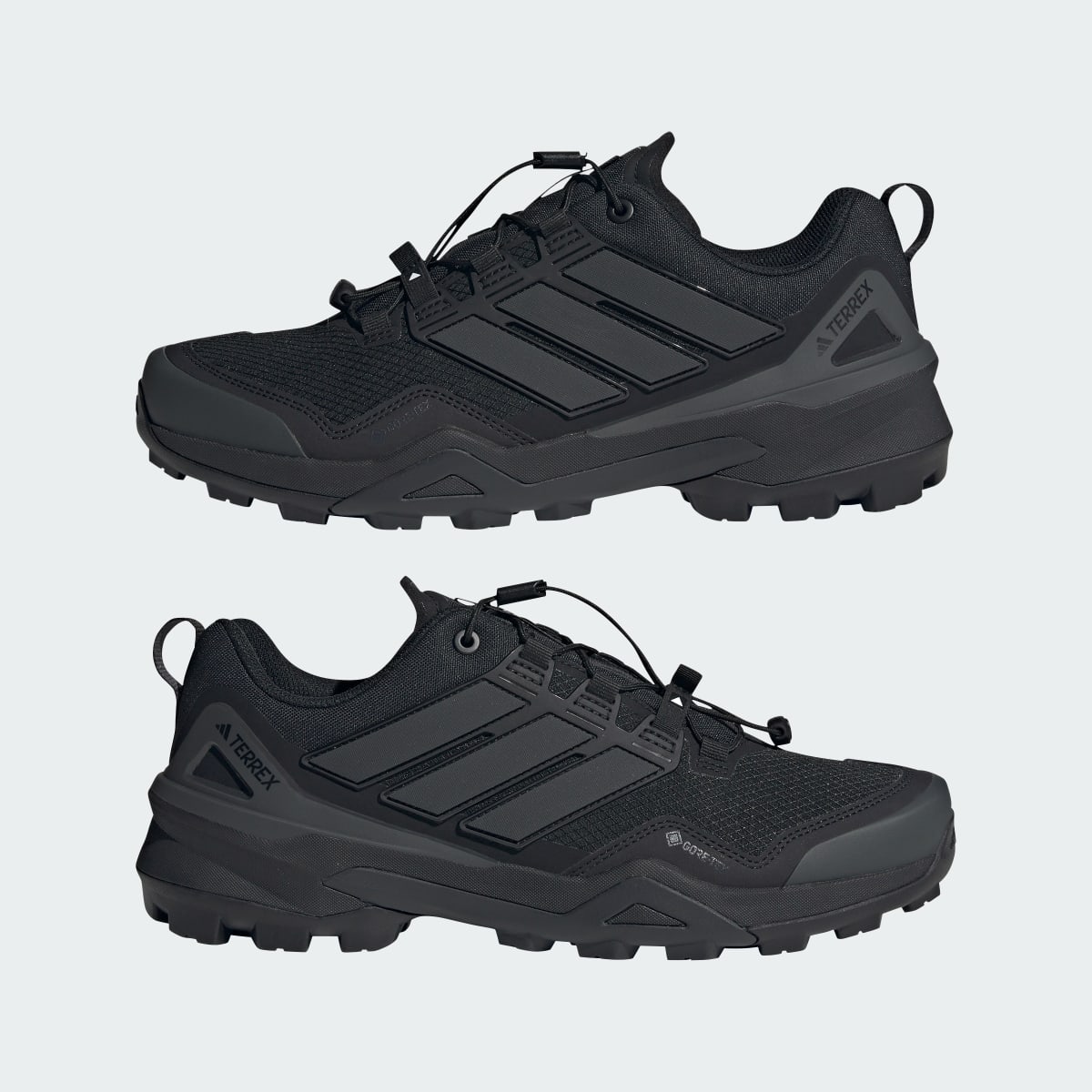 Adidas Men's Terrex Skychaser GORE-TEX Hiking Shoes - Core Black / Core Black / Carbon - Image 7