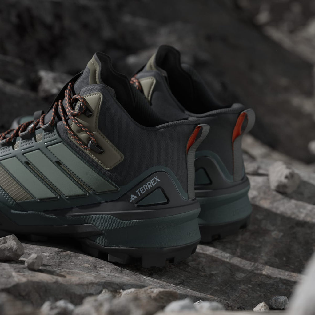 Adidas Men's Terrex Skychaser Mid GORE-TEX Hiking Shoes - Olive Strata / Silver Green / Core Black - Image 10