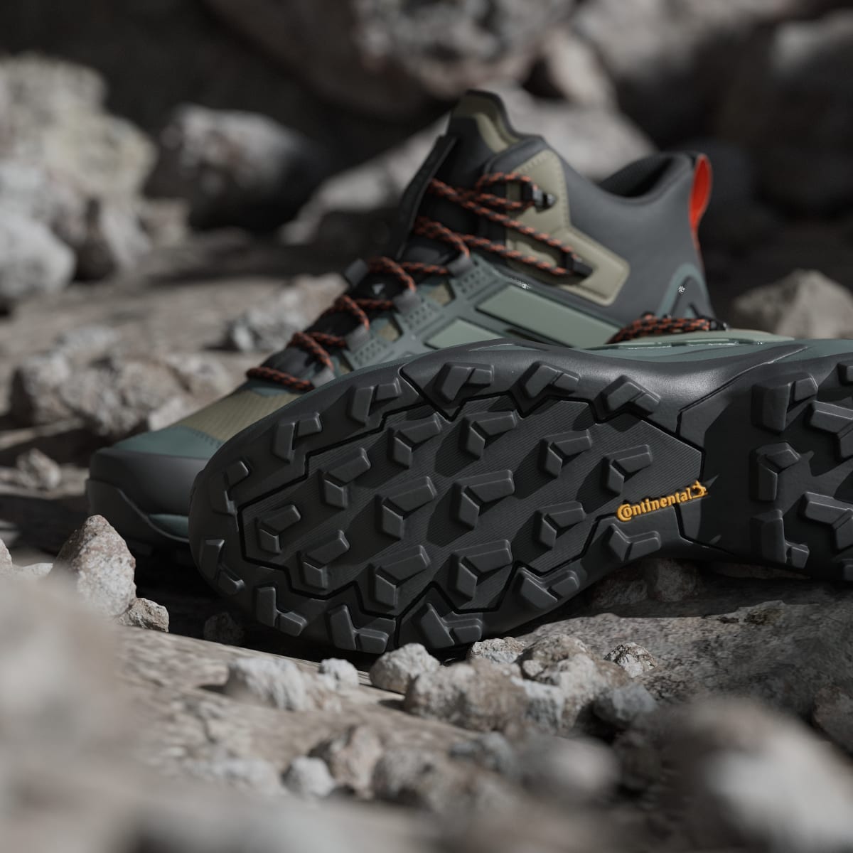 Adidas Men's Terrex Skychaser Mid GORE-TEX Hiking Shoes - Olive Strata / Silver Green / Core Black - Image 11