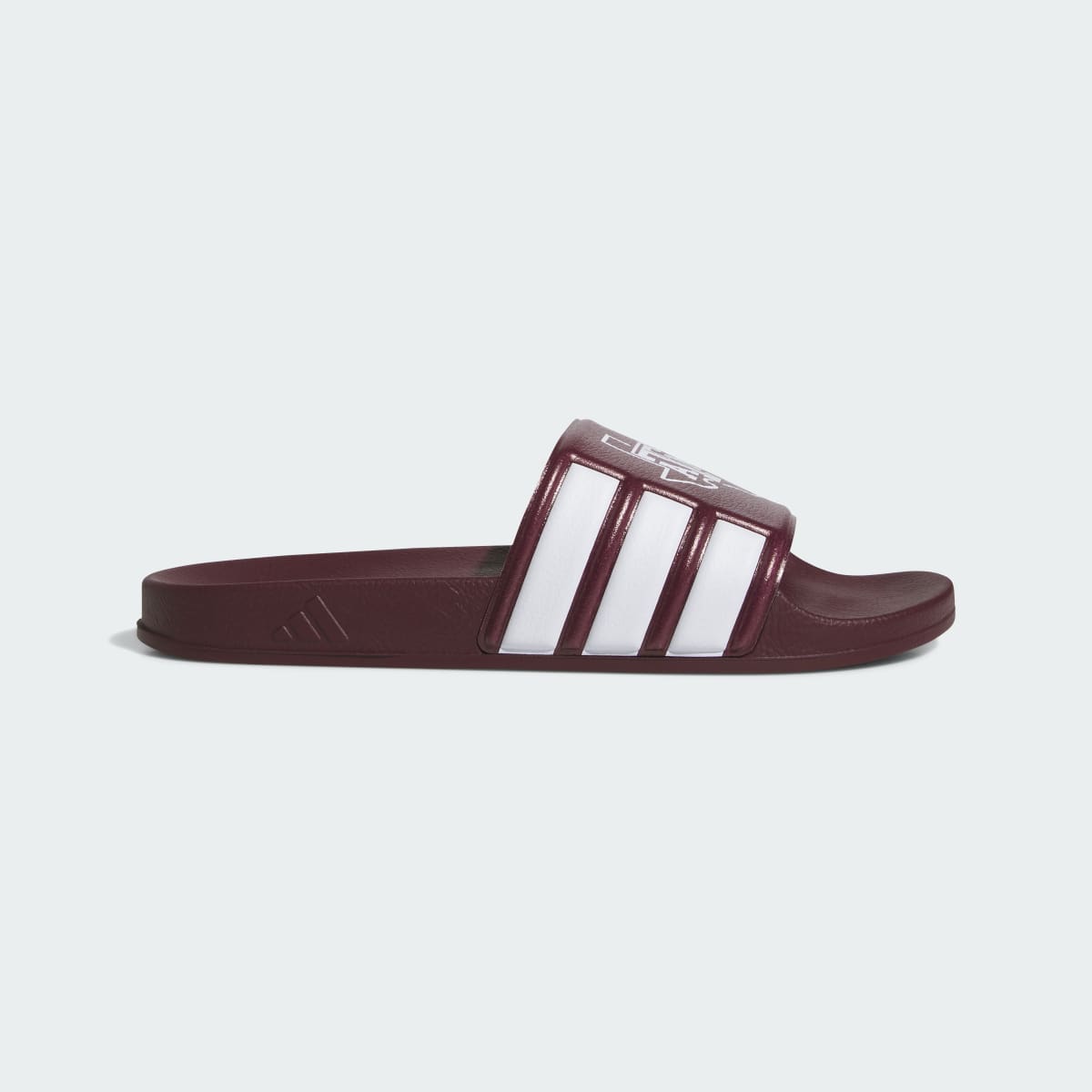 Adidas Women's Texas A&M Aggies Performance Slide - Team Maroon / Cloud White / Cloud White - Image 1