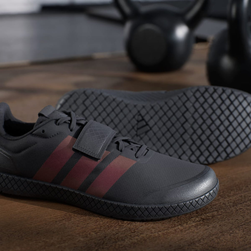 Adidas Men's The Total Weightlifting Shoes - Core Black / Core Black / Carbon - Image 11