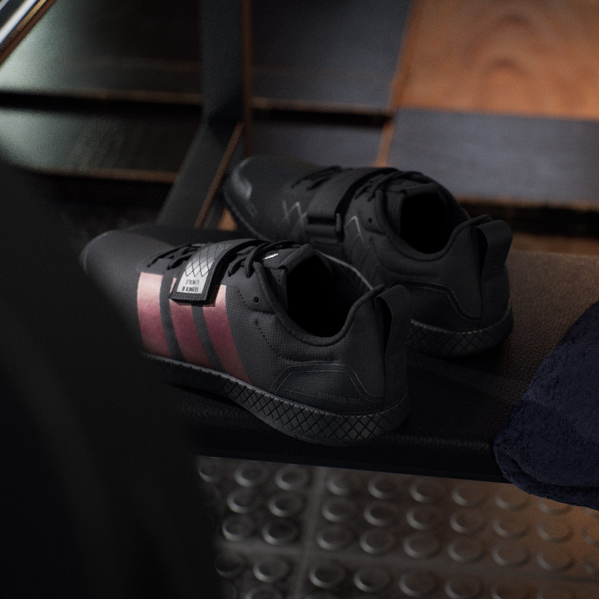 Adidas Men's The Total Weightlifting Shoes - Core Black / Core Black / Carbon - Image 6