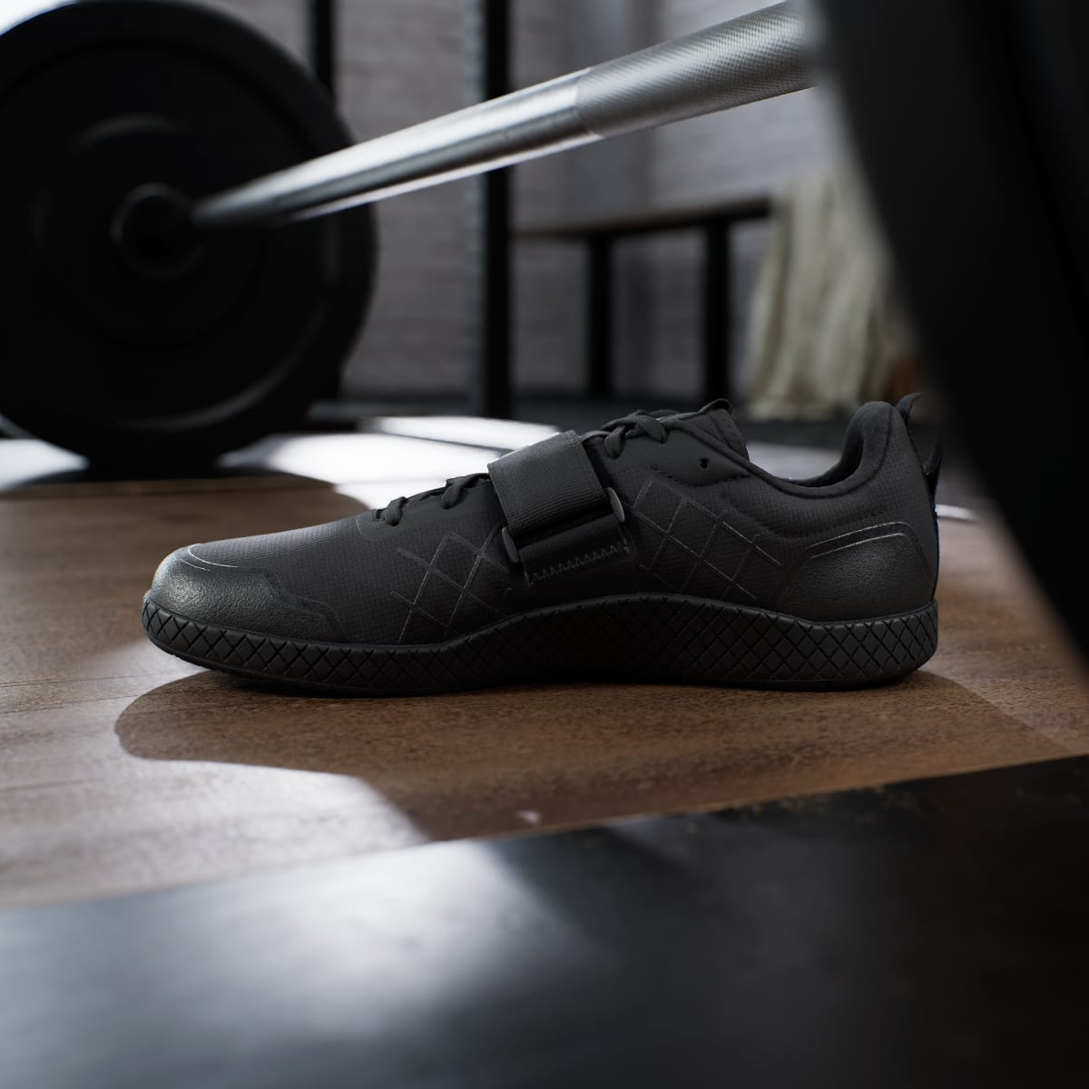 Adidas Men's The Total Weightlifting Shoes - Core Black / Core Black / Carbon - Image 7