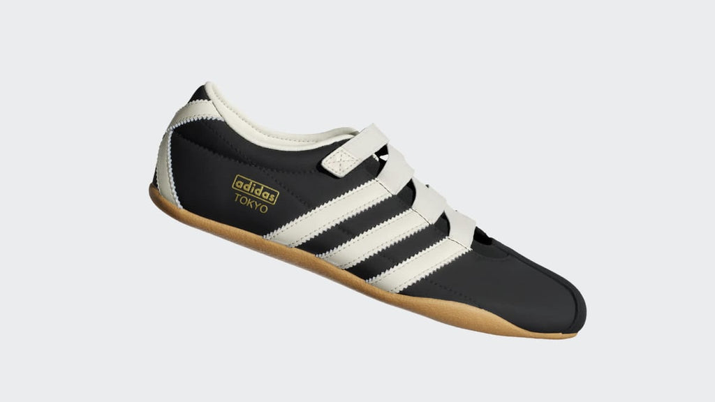 Adidas Women's Tokyo Mary Jane Shoes - Core Black / Cream White / Gold Metallic - Image 2