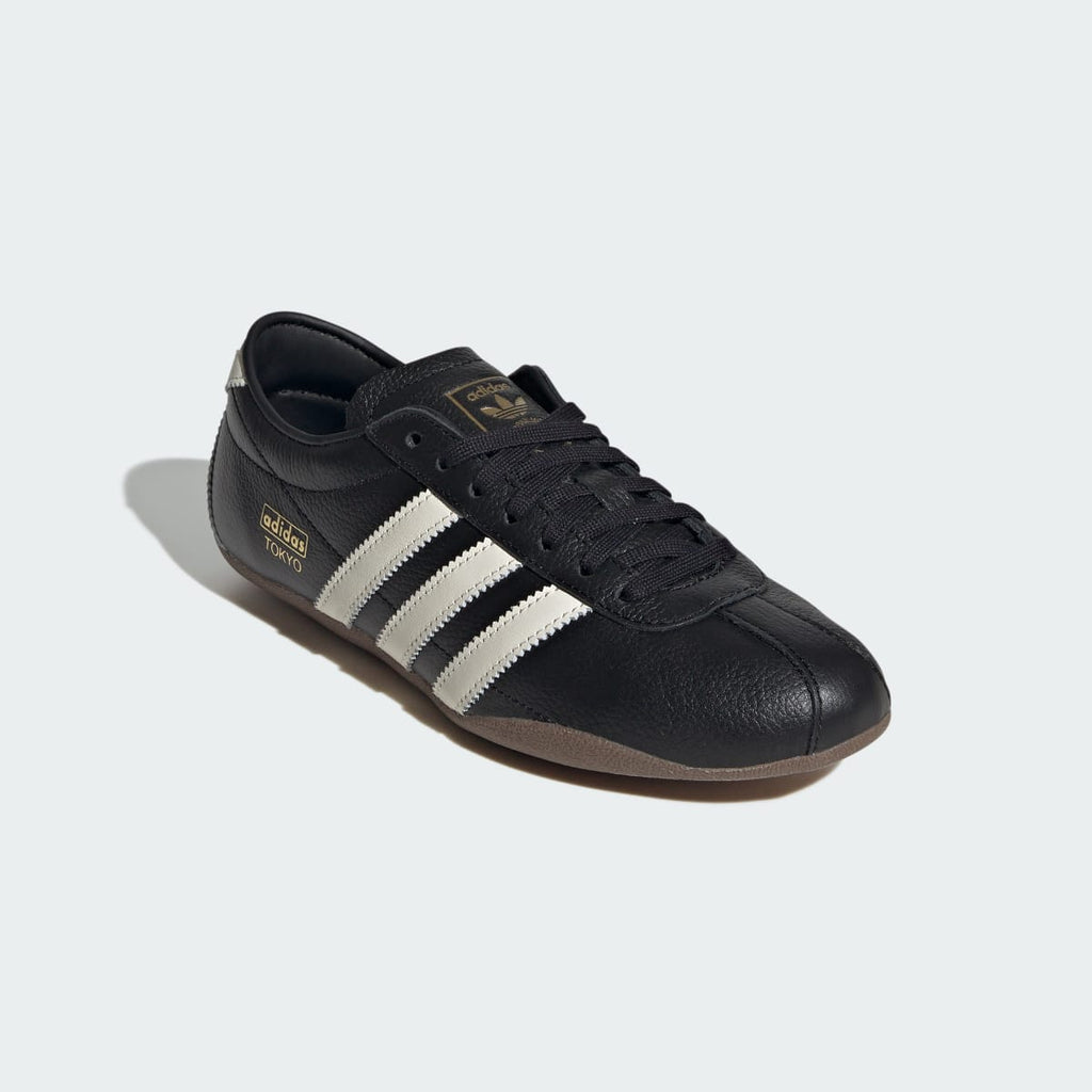 Adidas Women's Tokyo Shoes - Core Black / Off White / Gold Metallic - Image 5
