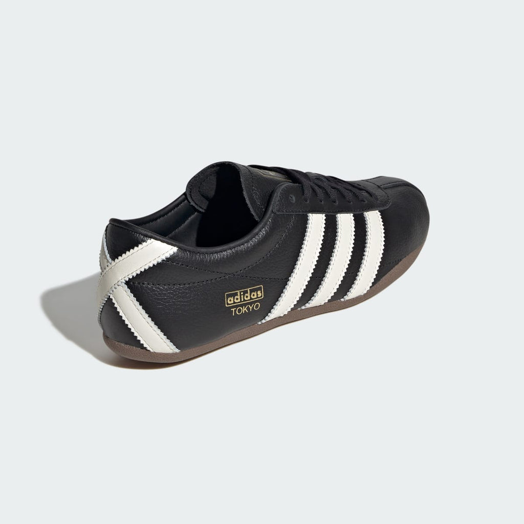 Adidas Women's Tokyo Shoes - Core Black / Off White / Gold Metallic - Image 6