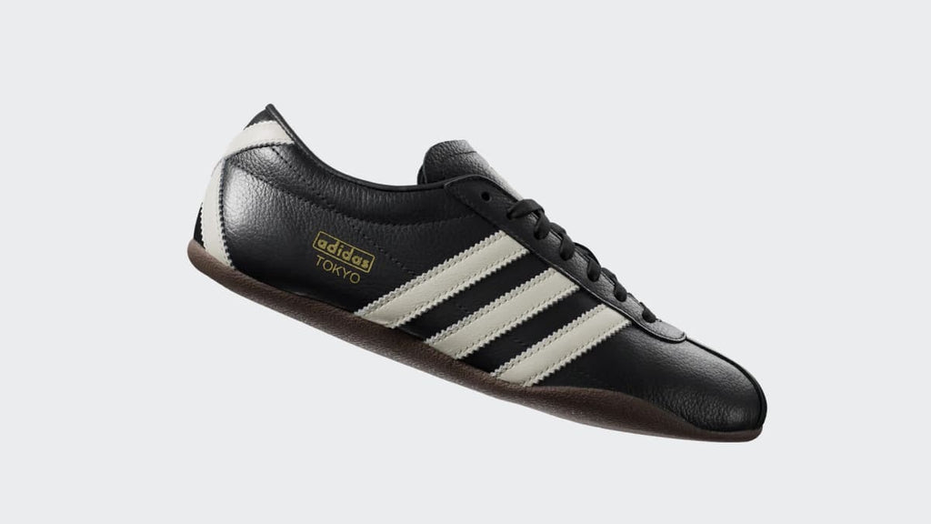 Adidas Women's Tokyo Shoes - Core Black / Off White / Gold Metallic - Image 2