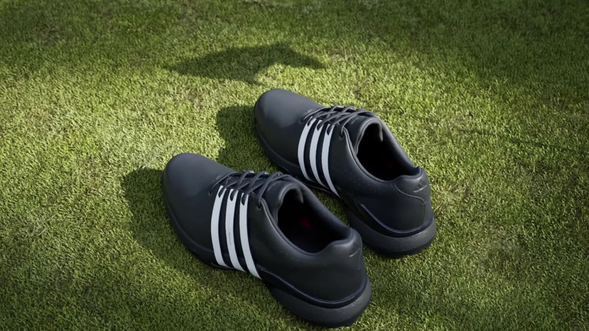 Adidas Men's Tour360 24 Golf Shoes - Core Black / Cloud White / Core Black - Image 2