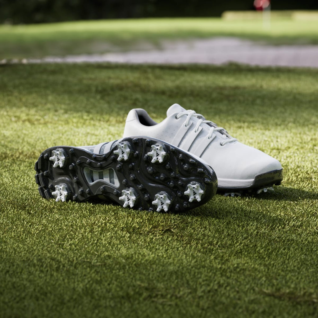 Adidas Men's Tour360 24 Golf Shoes - Cloud White / Cloud White / Silver Metallic - Image 4