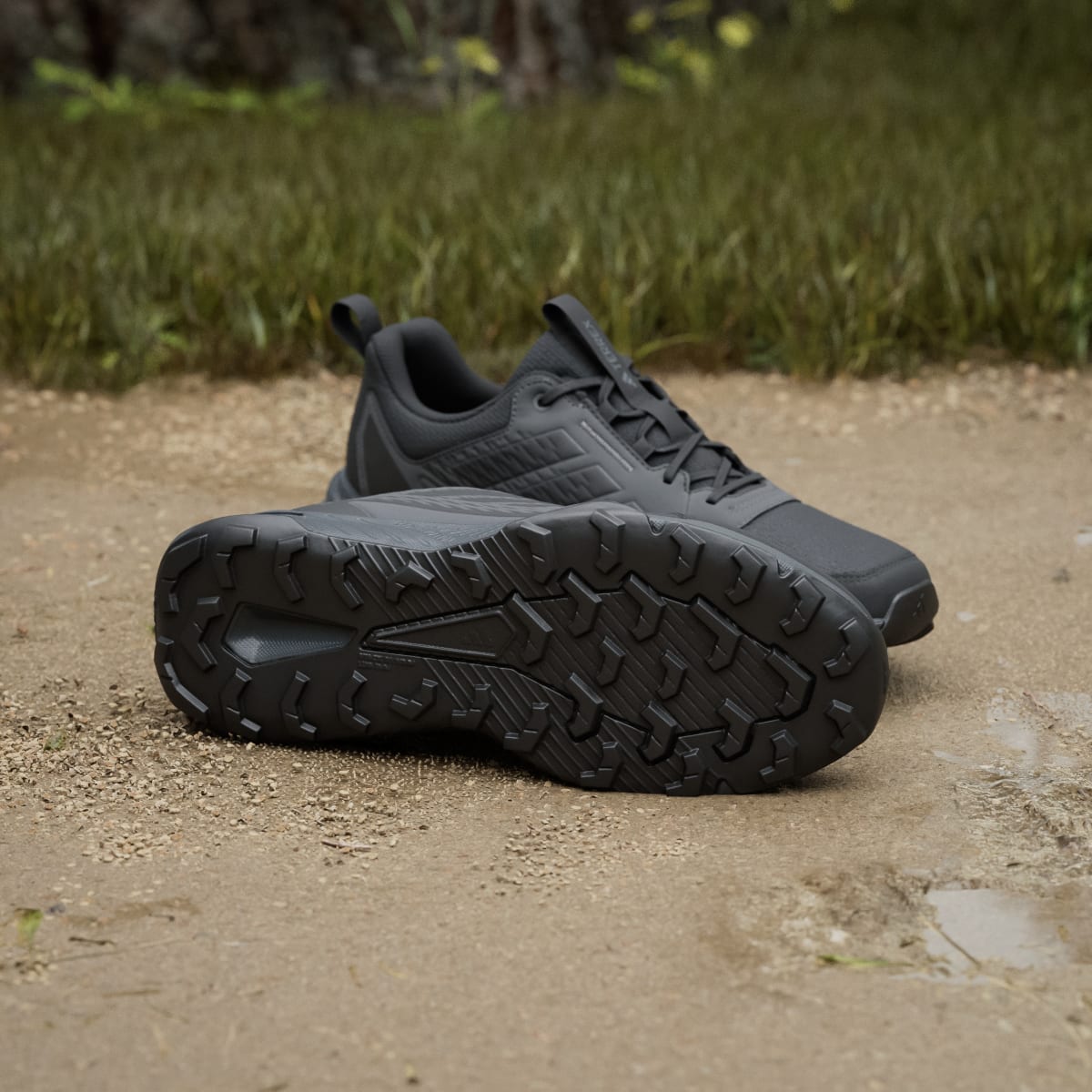 Adidas Men's Tracefinder Trail Running Shoes - Core Black / Core Black / Grey Six - Image 4