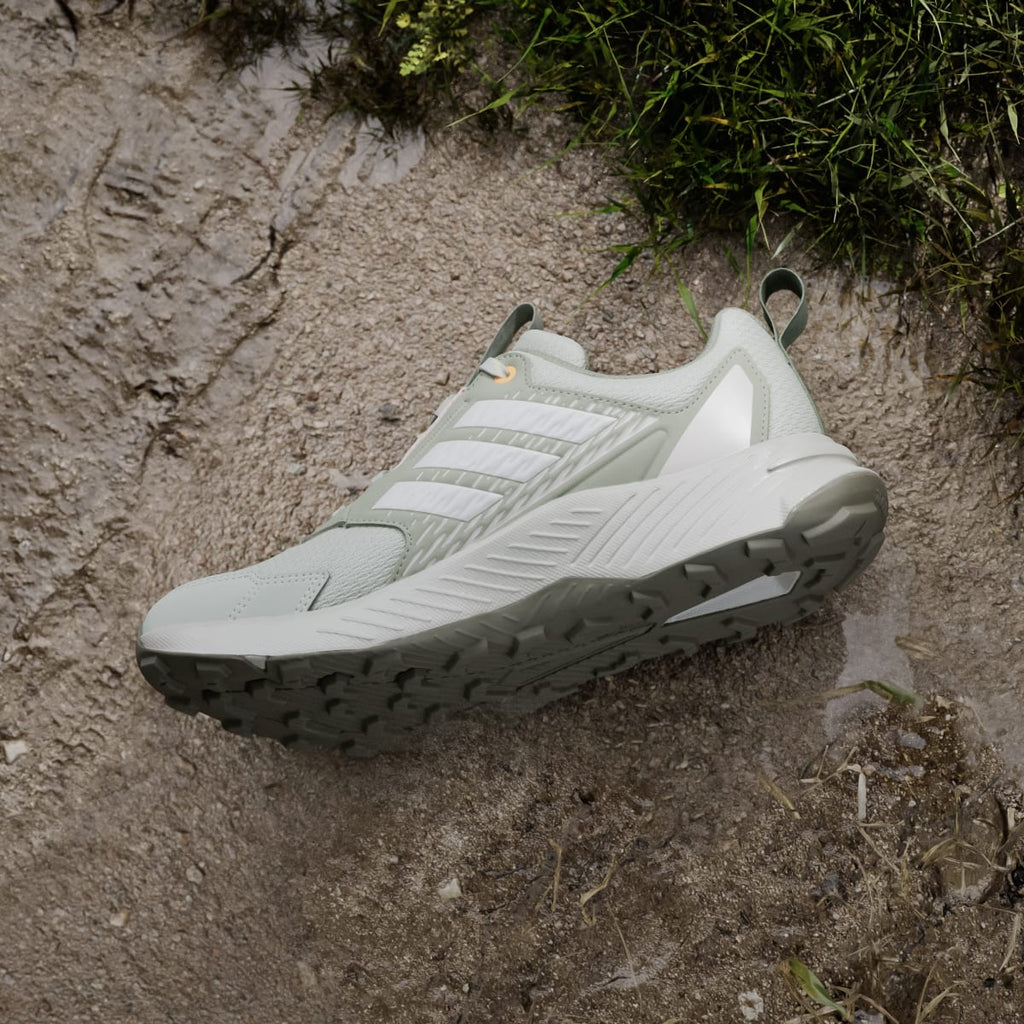 Adidas Women's Tracefinder Trail Running Shoes - Halo Green / Off White / Lucid Tangerine - Image 7