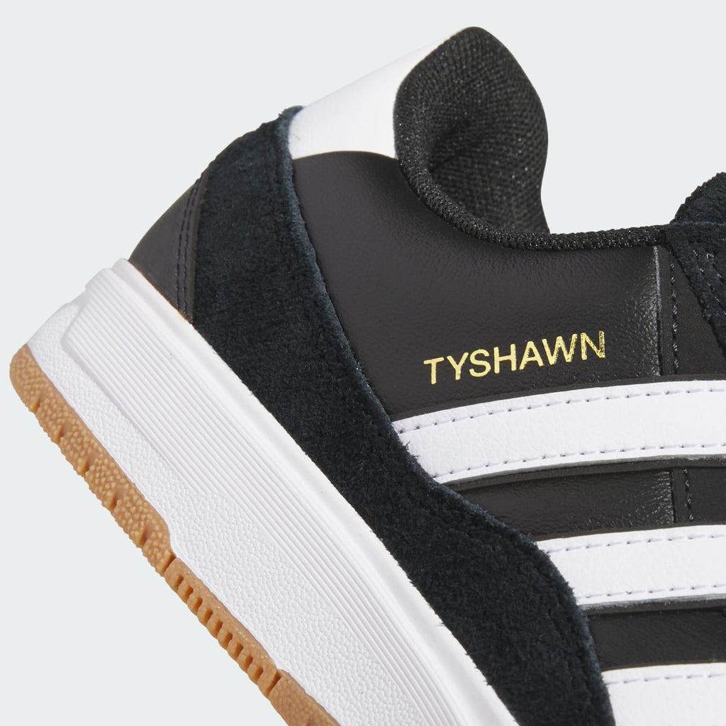 Adidas Men's Tyshawn II Shoes - Core Black / Cloud White / Gum - Image 8