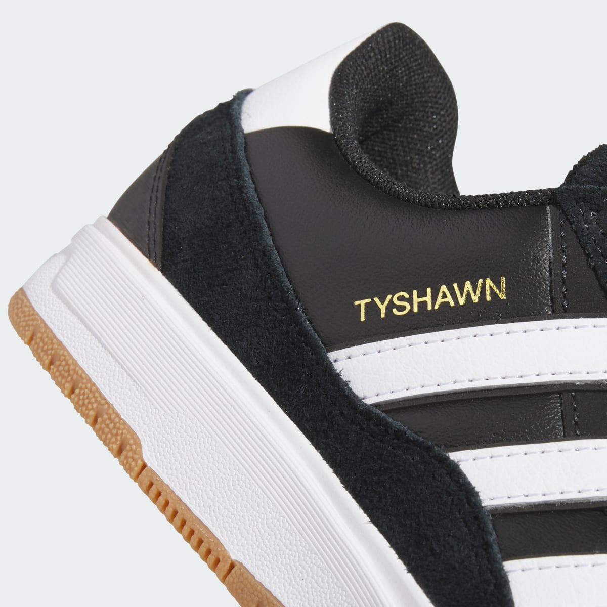 Adidas Men's Tyshawn II Shoes - Core Black / Cloud White / Gum - Image 8