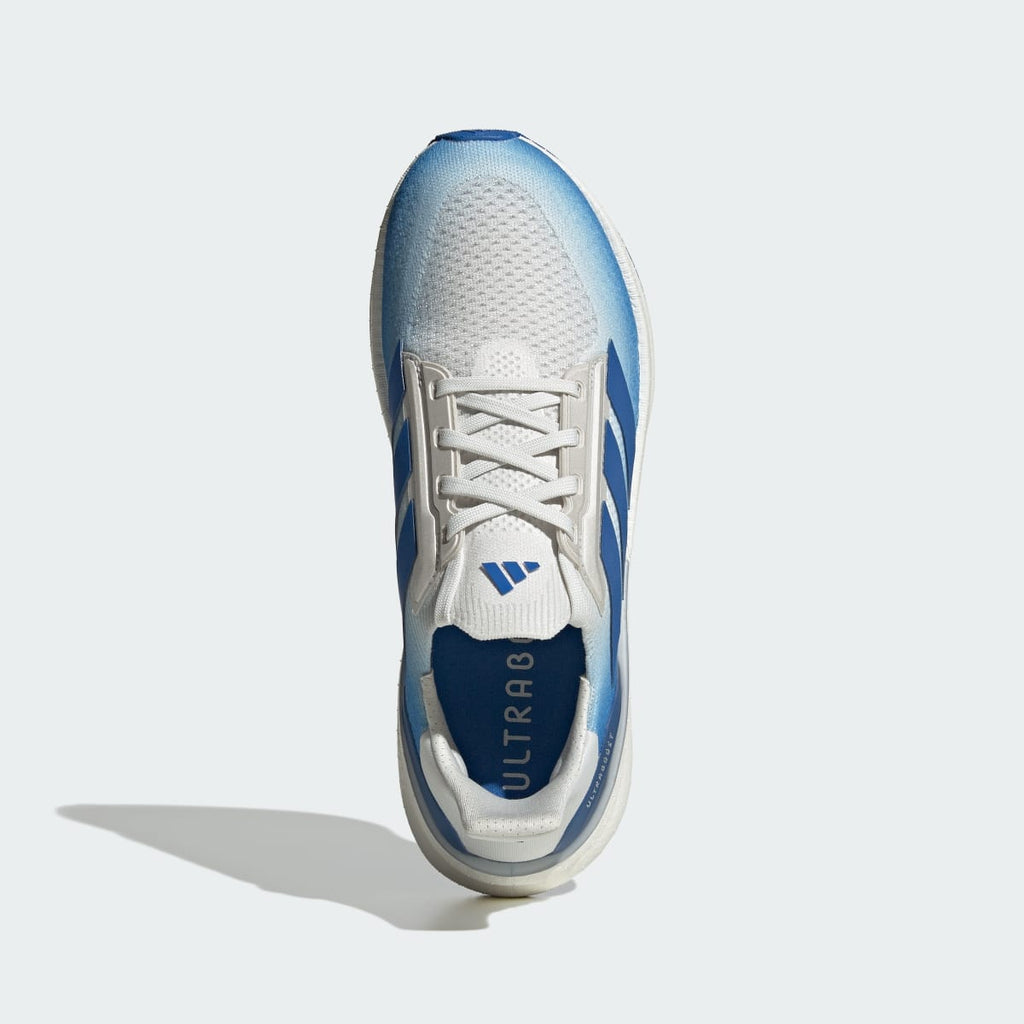 Adidas Men's ULTRABOOST 5X - Crystal White / Blue / Blue - Image 3