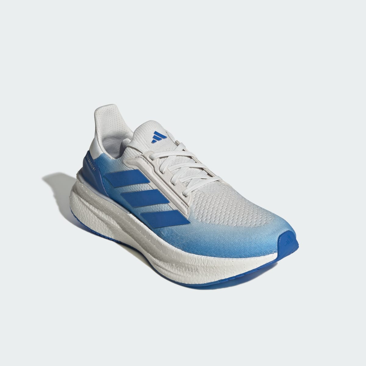 Adidas Men's ULTRABOOST 5X - Crystal White / Blue / Blue - Image 5