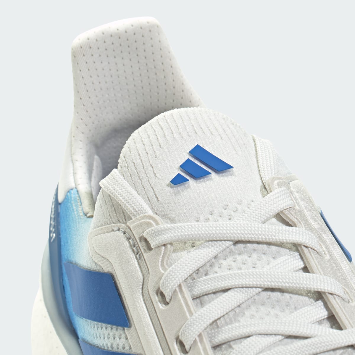 Adidas Men's ULTRABOOST 5X - Crystal White / Blue / Blue - Image 10