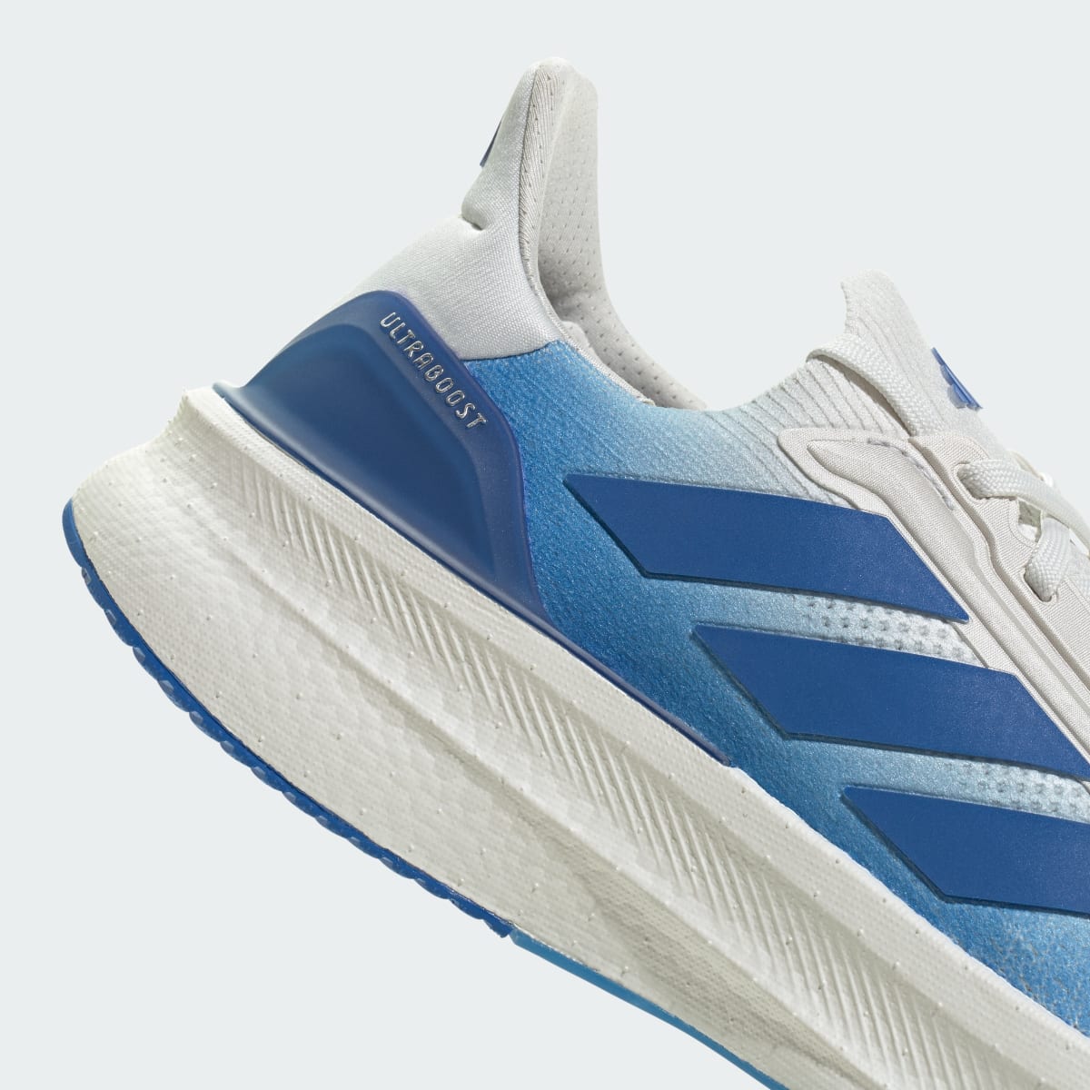 Adidas Men's ULTRABOOST 5X - Crystal White / Blue / Blue - Image 11