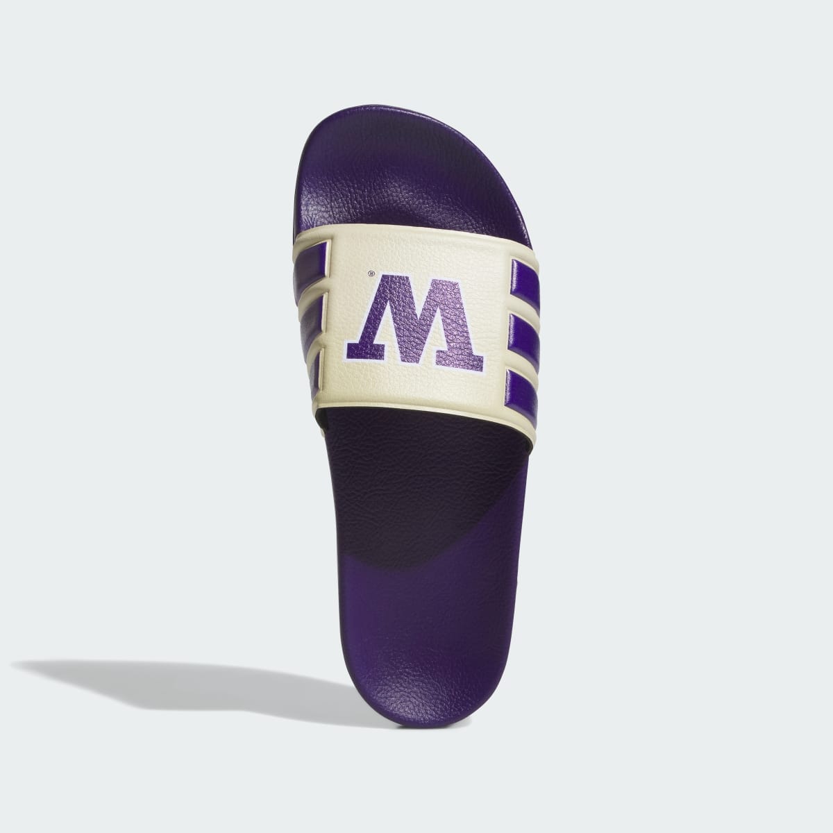 Adidas Men's University Of Washington Performance Slide - Team Colleg Purple / Team Sand / Cloud White - Image 2