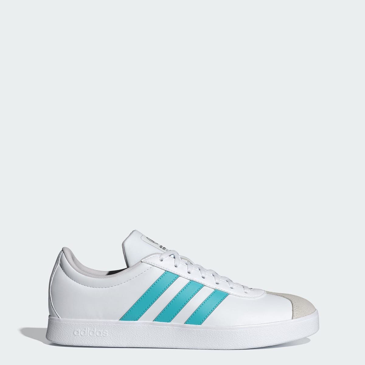 Adidas Men's VL COURT MER Shoes - Cloud White / Semi Mint Rush / Grey One - Image 1