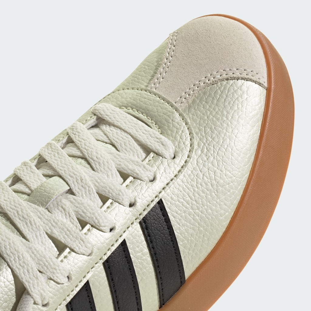 Adidas Women's VL Court 3.0 Shoes - Ice Gold Met. / Core Black / Off White - Image 8