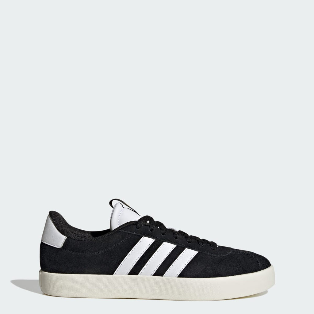 Adidas Women's VL Court 3.0 Shoes - Core Black / Cloud White / Gold Metallic - Image 1