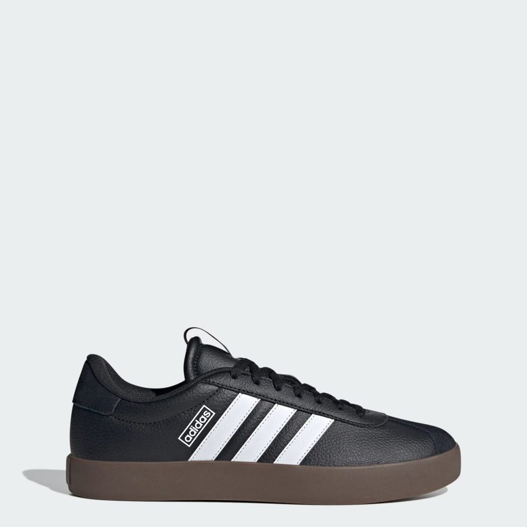 Adidas Men's VL Court 3.0 Shoes - Core Black / Cloud White / Gum - Image 1