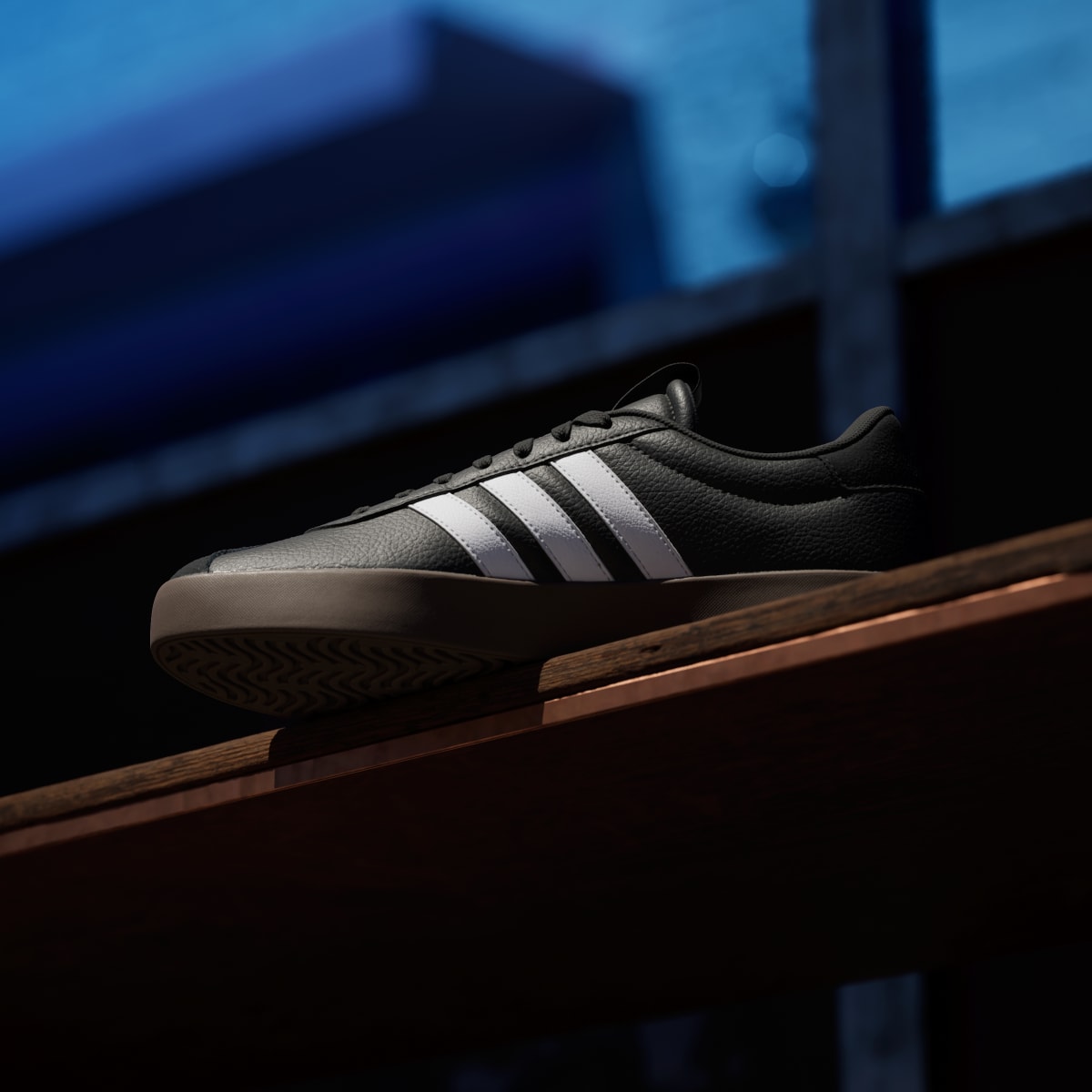 Adidas Women's VL Court 3.0 Shoes - Core Black / Cloud White / Gum - Image 7
