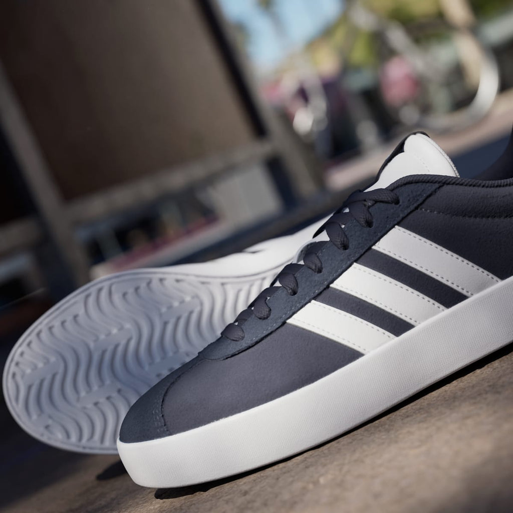 Adidas Men's VL Court 3.0 Shoes - Legend Ink / Cloud White / Cloud White - Image 10