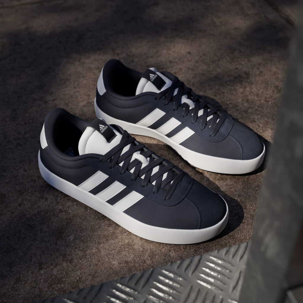 Adidas Men's VL Court 3.0 Shoes - Legend Ink / Cloud White / Cloud White - Image 5