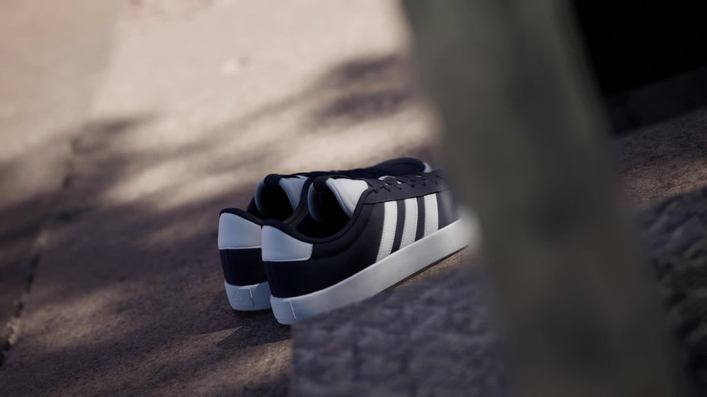 Adidas Men's VL Court 3.0 Shoes - Legend Ink / Cloud White / Cloud White - Image 2
