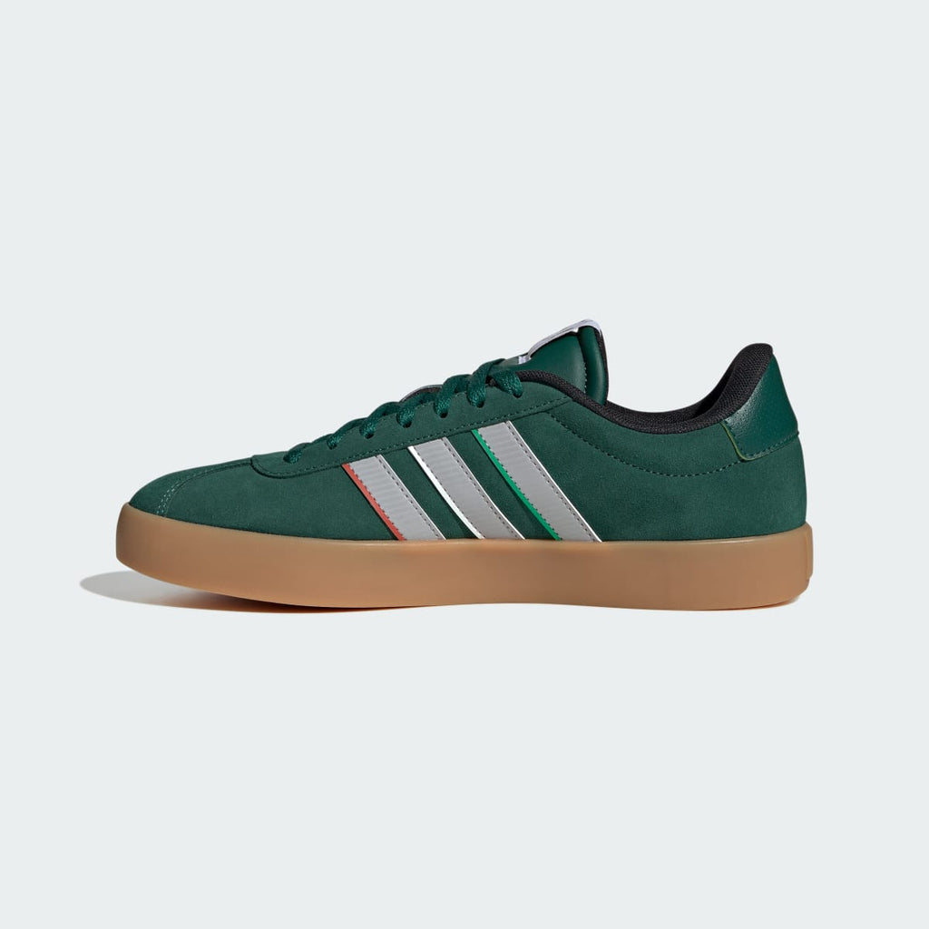 Adidas Men's VL Court 3.0 Shoes - Team Dark Green / Grey Two / Cloud White - Image 7