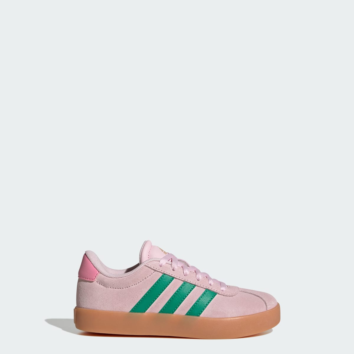 Adidas Kids' VL Court 3.0 Shoes Kids - Clear Pink / Court Green / Gum - Image 1