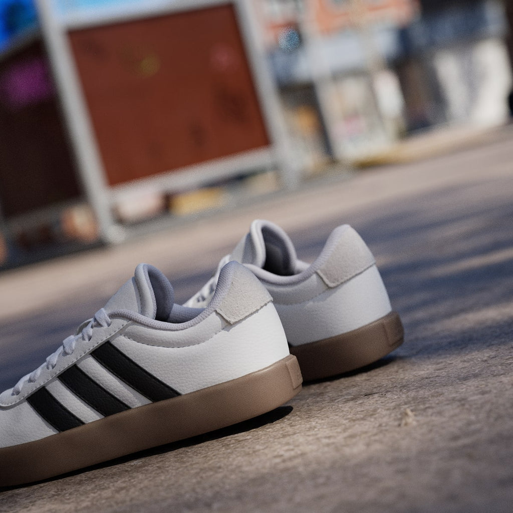 Adidas Kids' VL Court 3.0 Shoes Kids - Cloud White / Core Black / Grey One - Image 9