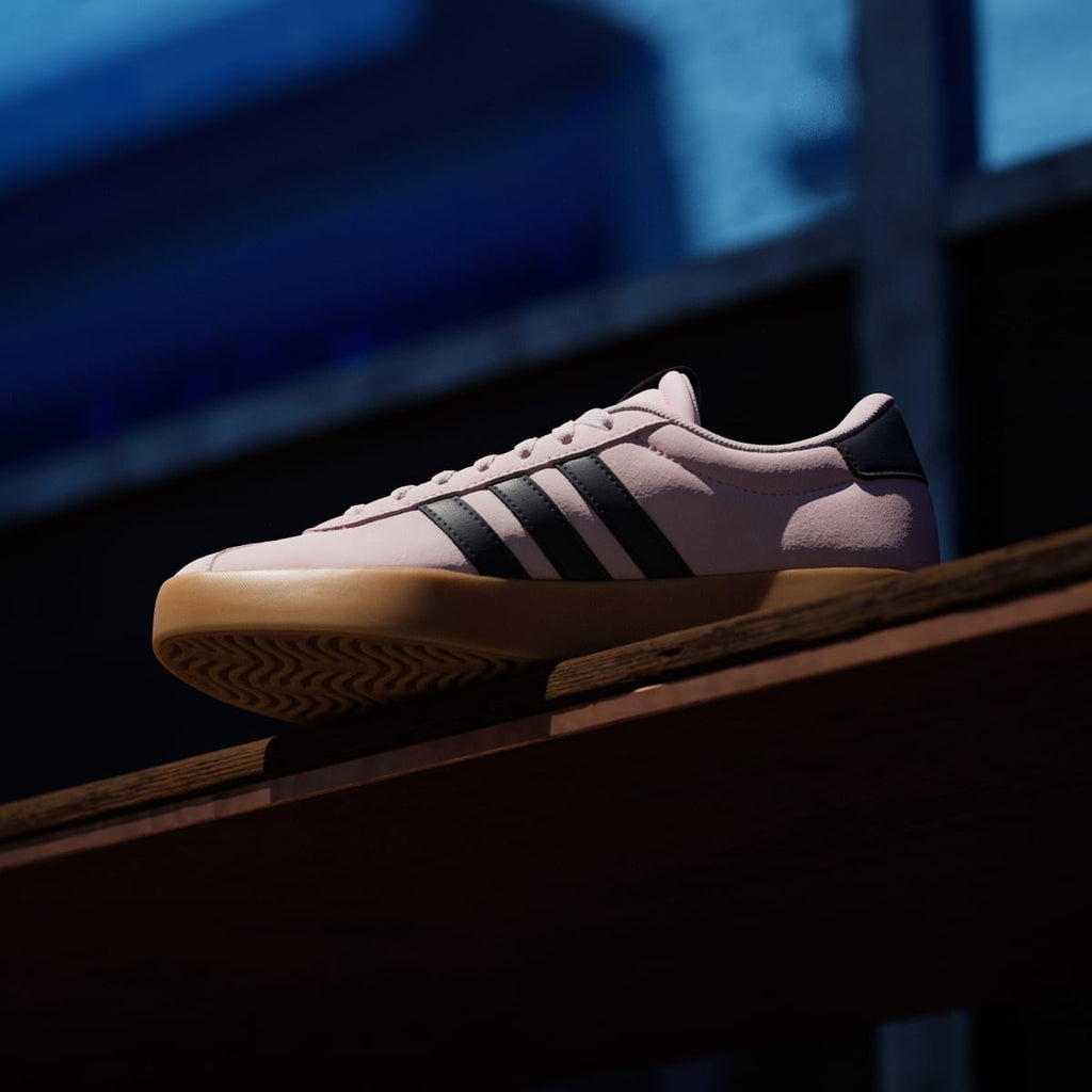 Adidas Women's VL Court 3.0 Shoes - Clear Pink / Legend Ink / Gum - Image 7