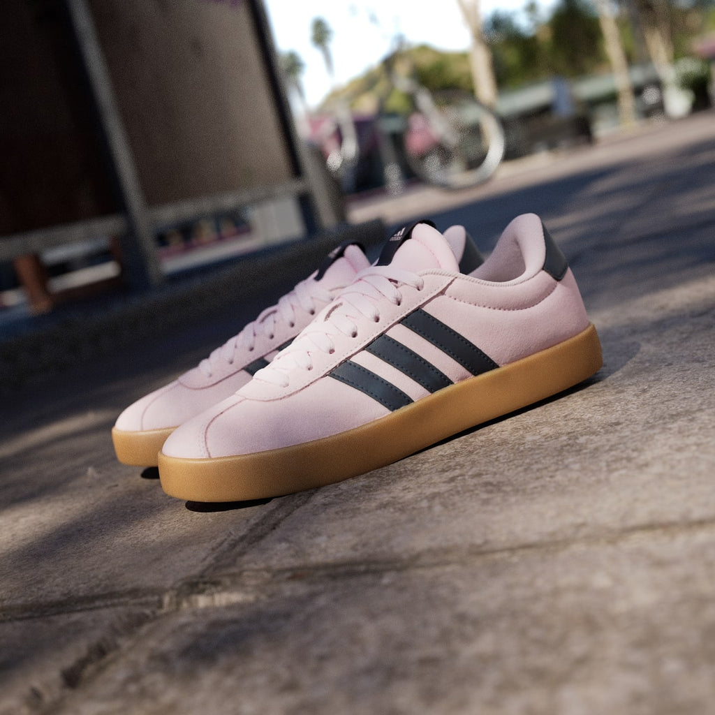 Adidas Women's VL Court 3.0 Shoes - Clear Pink / Legend Ink / Gum - Image 8