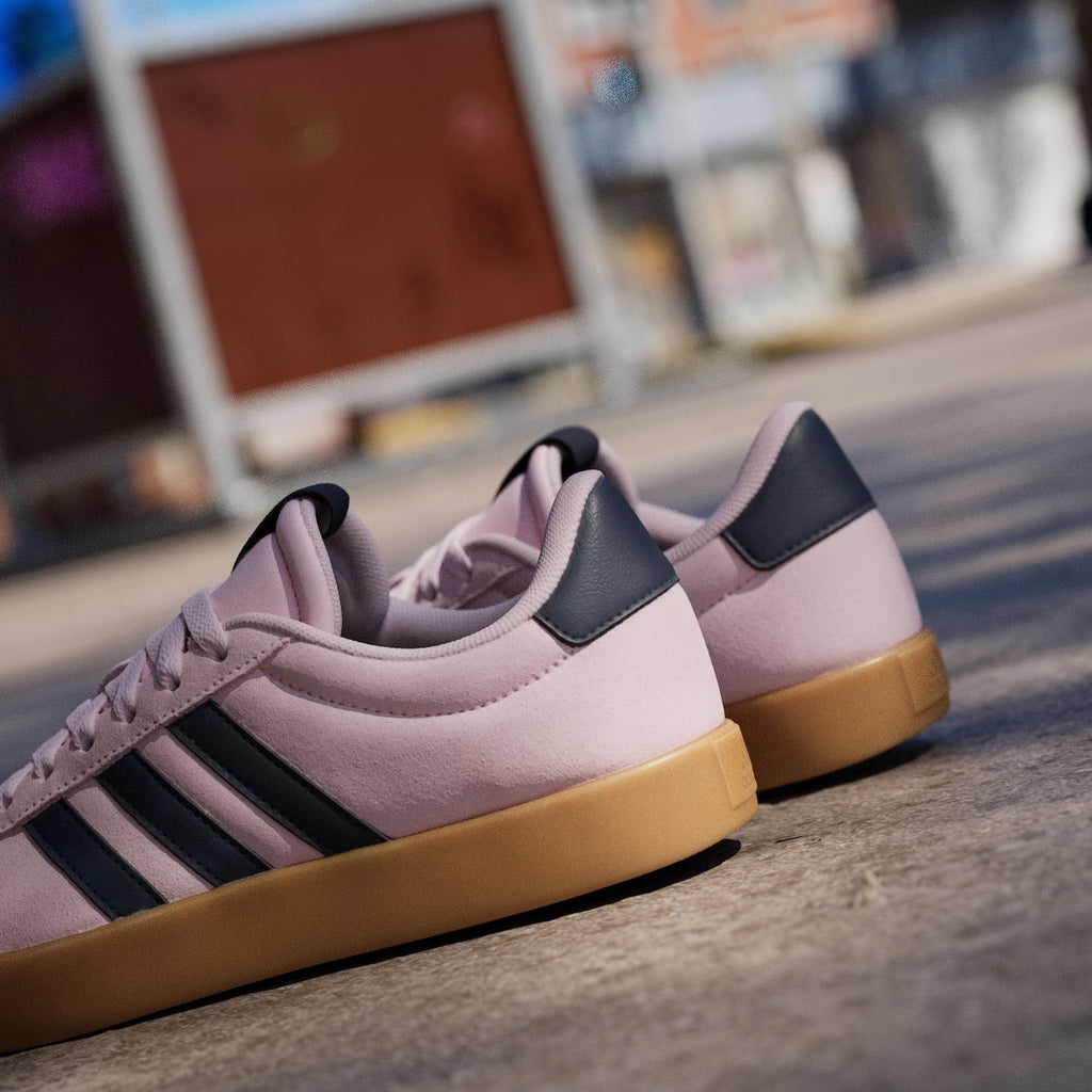Adidas Women's VL Court 3.0 Shoes - Clear Pink / Legend Ink / Gum - Image 9