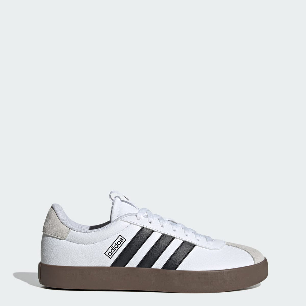 Adidas Men's VL Court 3.0 Shoes - Cloud White / Core Black / Grey One - Image 1