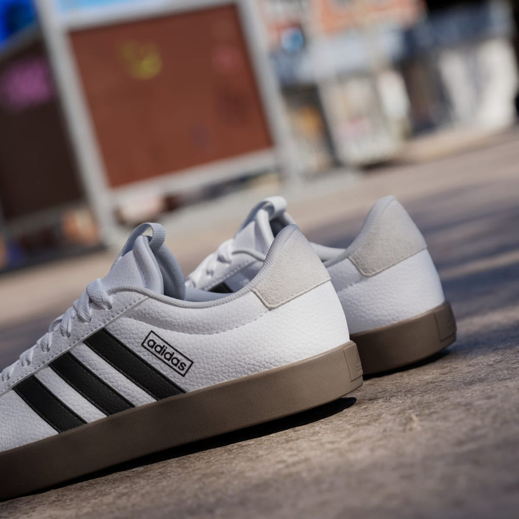 Adidas Women's VL Court 3.0 Shoes - Cloud White / Core Black / Grey One - Image 9