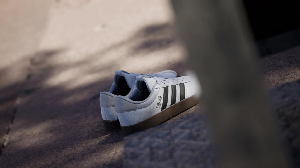 Adidas Women's VL Court 3.0 Shoes - Cloud White / Core Black / Grey One - Image 2