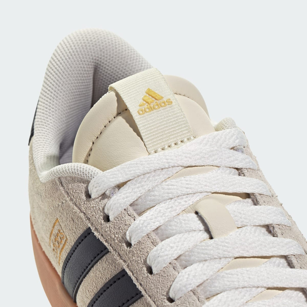 Adidas Women's VL Court 3.0 Shoes - Cream White / Core Black / Gold Metallic - Image 8