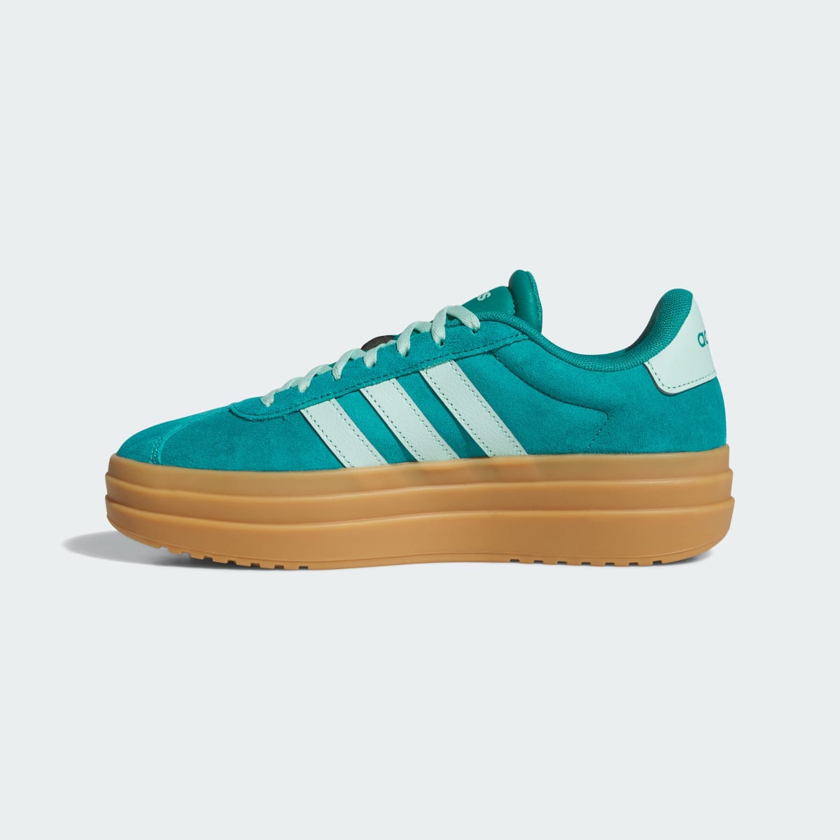 Adidas Women's VL Court Bold Shoes - Equipment Green / Clear Mint / Gold Metallic - Image 6